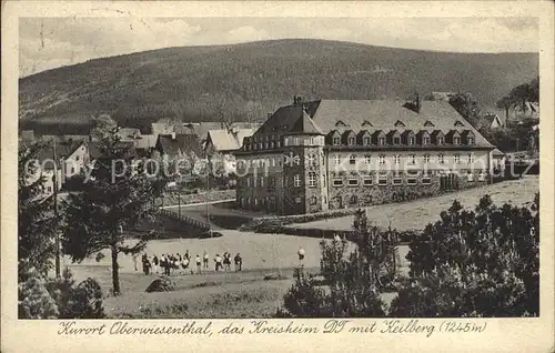 Oberwiesenthal Erzgebirge Kreisheim DT mit Keilberg Gaststaette Kat. Oberwiesenthal