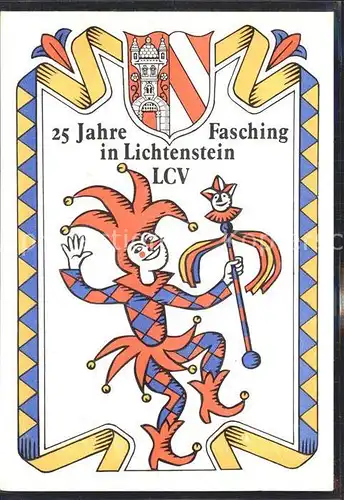 Lichtenstein Sachsen 25 Jahre Fasching Narr Kat. Lichtenstein Sachsen