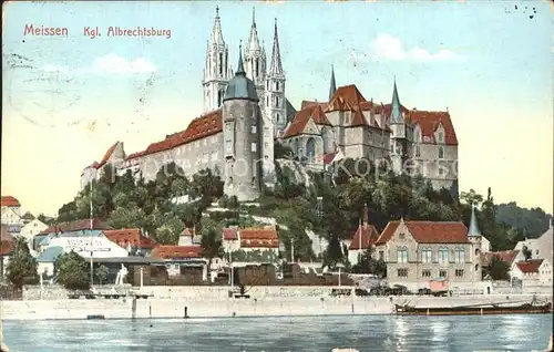 Meissen Elbe Sachsen Koenigliche Albrechtsburg Kat. Meissen