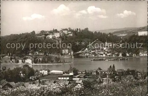 Passau Ortsspitze und Ilzstadt Kat. Passau