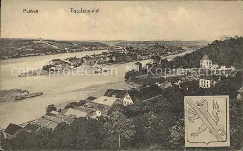 Passau Totalansicht Kat. Passau