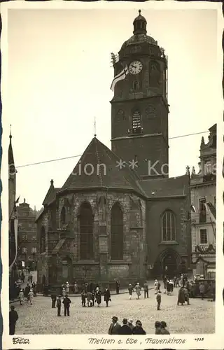 Meissen Elbe Sachsen Frauenkirche Kat. Meissen