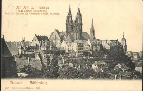 Meissen Elbe Sachsen Dom Kat. Meissen