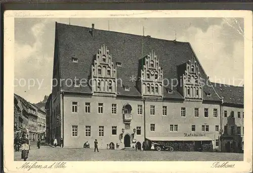 Meissen Elbe Sachsen Rathaus Ratskeller Kat. Meissen