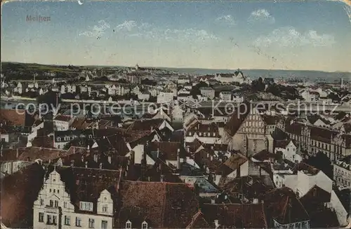 Meissen Elbe Sachsen Stadtansicht Kat. Meissen