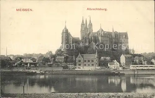 Meissen Elbe Sachsen Albrechtsburg Kat. Meissen