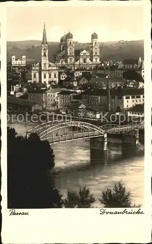 Passau Donaubruecke Dom Kat. Passau