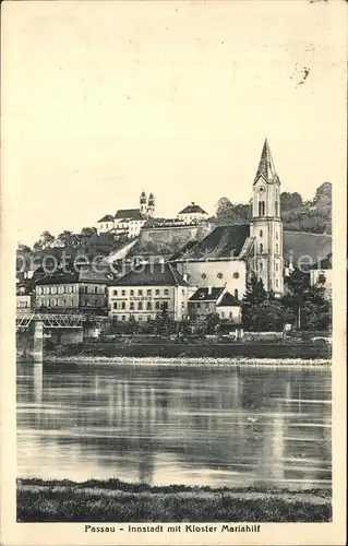 Passau Innstadt mit Kloster Mariahilf Kat. Passau