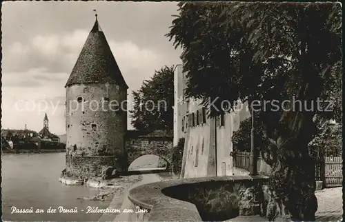 Passau Pulverturm am Inn Dreifluessestadt Kat. Passau