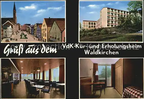 Waldkirchen Niederbayern VdK Kurheim Erholungsheim Kat. Waldkirchen