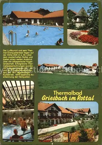 Griesbach Rottal Thermalbad Luftkurort Kat. Bad Griesbach i.Rottal