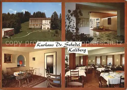 Kellberg Kurhaus Dr Schedel Heilquellen Kurbetrieb Sanatorium Kat. Thyrnau