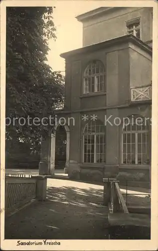 Kreischa Sanatorium Kat. Kreischa Dresden