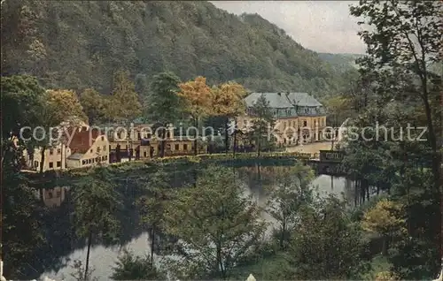 Tharandt Stadtbad mit Hotel Schlossteich Kat. Tharandt