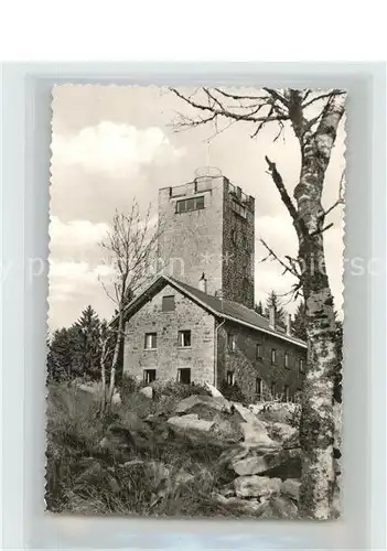 Holzfreyung Turmgaststaette Oberlichtenau Aussichtsturm Fremdenheim Kat. Waldkirchen