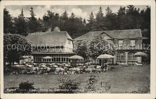 Hain Oybin Hotel Gaststaette Forsthaus Zittauer Gebirge Kat. Kurort Oybin