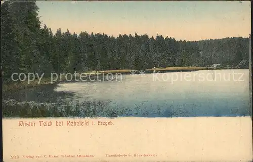 Rehefeld Zaunhaus Wuester Teich Kat. Altenberg