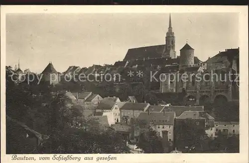 Bautzen Schiessberg Kirche Kat. Bautzen