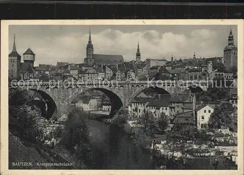 Bautzen Kronprinzenbruecke Kat. Bautzen