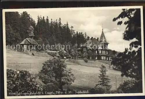 Rehefeld Zaunhaus Jagdschloss Kat. Altenberg