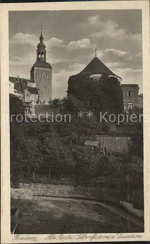 Bautzen Alte Bastei Schlaraffiaturm Lauenturm Kat. Bautzen