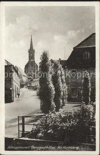 Berggiesshuebel Kneippkurort Kirchberg Kat. Bad Gottleuba Berggiesshuebel