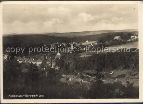 Berggiesshuebel Kneippkurort Kat. Bad Gottleuba Berggiesshuebel