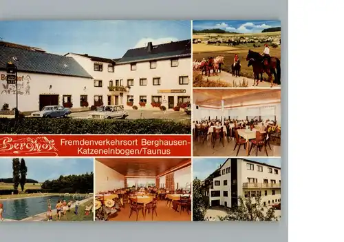 Berghausen Katzenelnbogen Hotel-Pension Berghof  / Katzenelnbogen /Rhein-Lahn-Kreis LKR