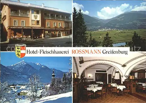 Greifenburg Hotel Fleischhauerei Rossmann  Kat. Greifenburg