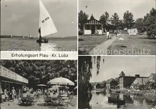 Plau See Plauer See Campinglager Hans Fischer Elde / Plau See /Parchim LKR