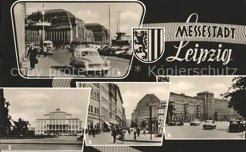 Leipzig Hauptbahnhof Opernhaus Hainstrasse Kat. Leipzig