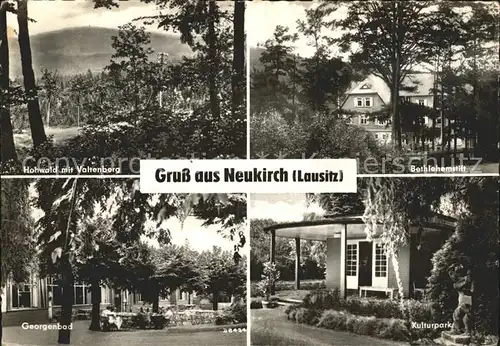 Neukirch Lausitz Kulturpark Georgenbad Hochwald Kat. Neukirch Lausitz