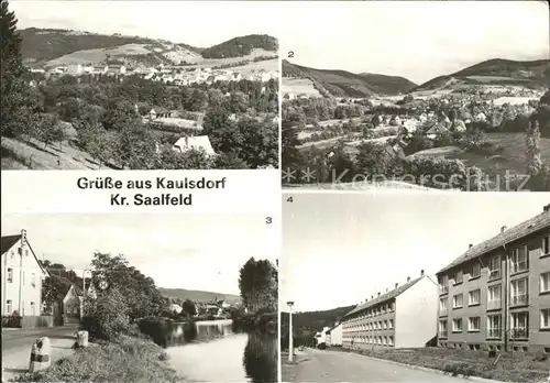 Kaulsdorf Saale Teilansicht Eichist Tauschwitz Strasse des Friedens Kat. Kaulsdorf Saale