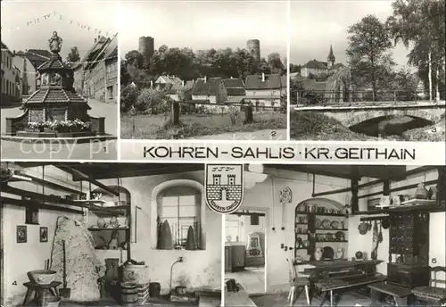 Kohren Sahlis Toepferbrunnen An den Anlagen Toepfermuseum Kat. Kohren Sahlis