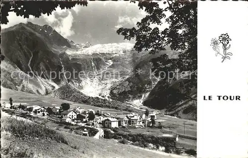 Le Tour Le glacier du Tour  Kat. Chamonix Mont Blanc