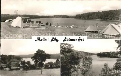 Moelln Lauenburg Luebauer See Zeltplatz  Kat. Moelln