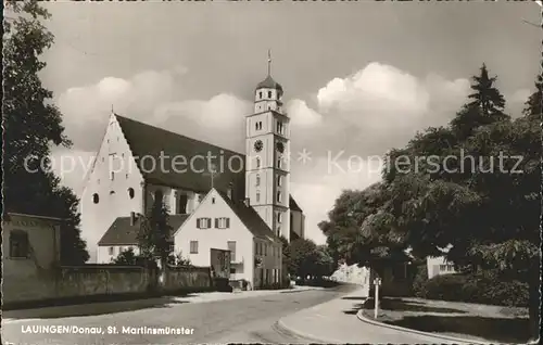 Lauingen Donau St. Martinsmuenster  Kat. Lauingen (Donau)