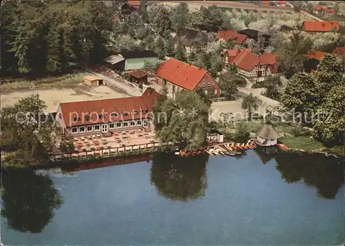 Buxtehude Hotel Restaurant Klosterkrug Fliegeraufnahme Kat. Buxtehude