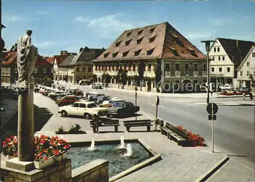 Lichtenfels Bayern Stadtplatz Rathaus  Kat. Lichtenfels