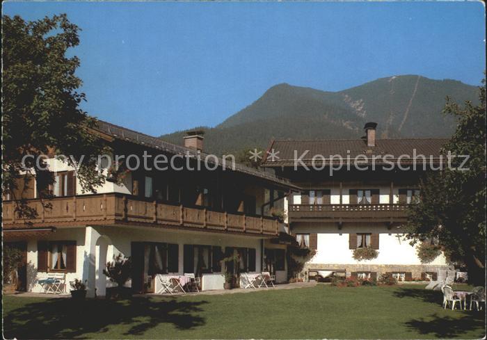Ak Ansichtskarte Garmisch Partenkirchen Haus Zufriedenheit