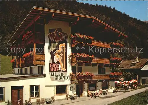 Mayrhofen Zillertal Alpengasthof Zillergrund  Kat. Mayrhofen