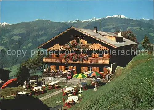 Zell Ziller Tirol Alpengasthof Enzianhof  Kat. Zell am Ziller