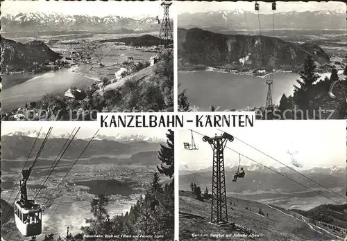Villach Kaernten Kanzelbahn Julische Alpen Gerlitzen Berglift  Kat. Villach