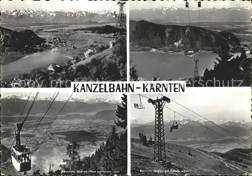 Villach Kaernten Kanzelbahn Julische Alpen Gerlitzen  Kat. Villach