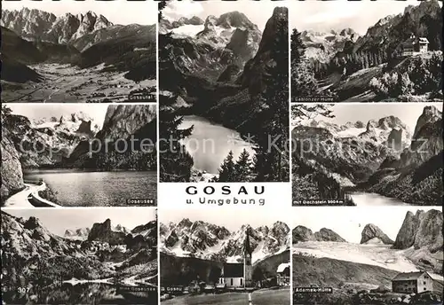 Gosau Oberoesterreich Dachstein Adamek Huette Gosausee  Kat. Gosau Salzkammergut