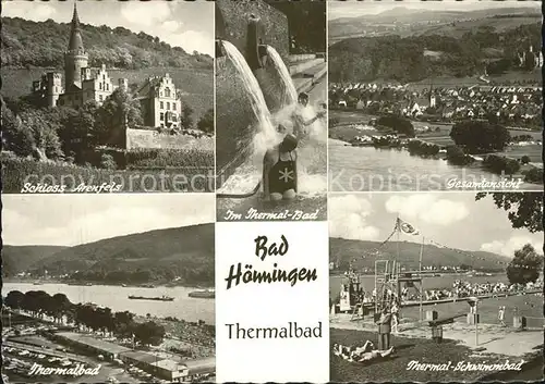 Bad Hoenningen Thermal Bad Schloss Arenfels Schwimmbad  Kat. Bad Hoenningen