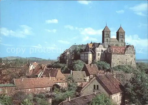 Quedlinburg Muenzenberg Schlossmuseum Stiftskirche  Kat. Quedlinburg