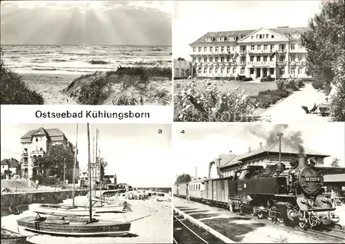 Kuehlungsborn Ostseebad FDGB Erholungsheim Georgi Dimitroff Haus am Meer Strand Molli Bahnhof  Kat. Kuehlungsborn