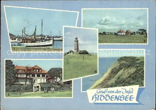 Insel Hiddensee Vitte Hafen Neuendorf Kloster  Kat. Insel Hiddensee
