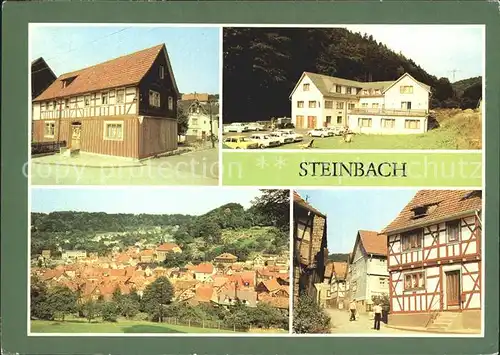 Steinbach Bad Salzungen Historisches Fachwerkhaus Hintergasse Schleifkotengrund  Kat. Steinbach Bad Salzungen
